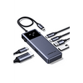 Hub USB-C 6 en 1 / HDMI 4K@60Hz / 3 Puertos USB-A 5Gbps / Ca