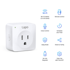Mini tomacorriente inteligente Wi-Fi, 100 - 120V~, 50 — Tp-Link