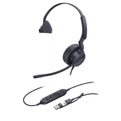 Diadema Alámbrica Profesional Mono Audio HD — YEALINK