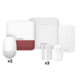 Kit de Alarma AX PRO — Hub, 2 PIR, 3 Contactos, Sirena, Teclado, Control (WiFi, Hik-Connec