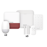 Kit de Alarma AX PRO — Hub, 2 PIR, 3 Contactos, Sirena, Teclado, Control (WiFi, Hik-Connec