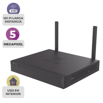 NVR Inalámbrico (WiFi) de 8 Canales IP 5 Megapixel — Ezviz