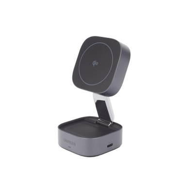 Cargador Inalámbrico 2 en 1 / Qi 2 15W / Base Auriculares 5W