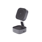 Cargador Inalámbrico 2 en 1 / Qi 2 15W / Base Auriculares 5W