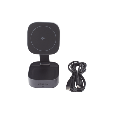 Cargador Inalámbrico 2 en 1 / Qi 2 15W / Base Auriculares 5W