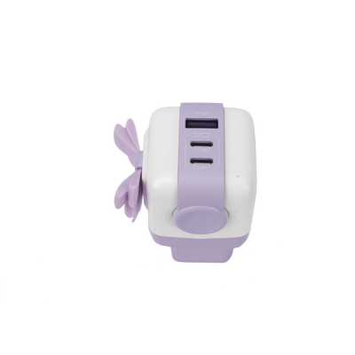 Cargador de Escritorio / 65W / 3 Puertos / 2 USB-C + 1 USB-A
