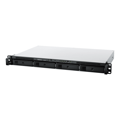 NAS Rack 1U 4 Bahías SATA Expansible a 8 Bahías — SYNOLOGY