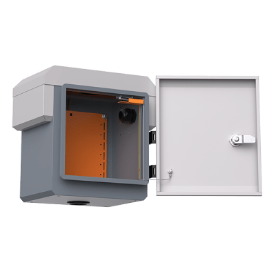 Gabinete de Protección IP55 Acero SPCC 250 x 250 x 180 mm — WI-TEK