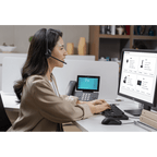 Diadema Alámbrica USB Audio HD Cancelación de Ruido Pasiva — YEALINK