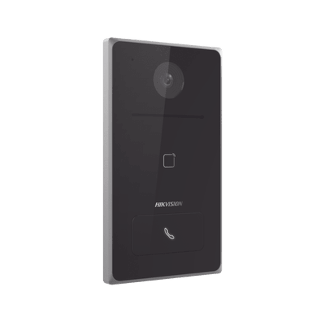 Kit de Videoportero IP 2 Megapixel IR 2.5 m (8.2 ft) Pantalla Táctil 7" Wi-Fi 2.4 GHz Lector MiFARE IP65 — Hikvision