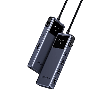 Hub USB-C 6 en 1 / HDMI 4K@60Hz / 3 Puertos USB-A 5Gbps / Ca