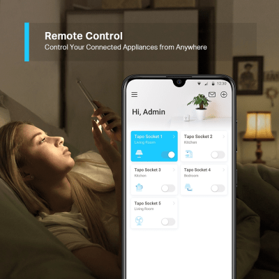 Mini tomacorriente inteligente Wi-Fi, 100 - 120V~, 50 — Tp-Link