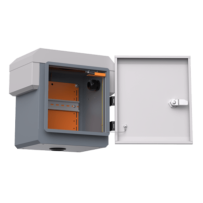 Gabinete de Protección IP55 Acero SPCC 250 x 250 x 180 mm — WI-TEK