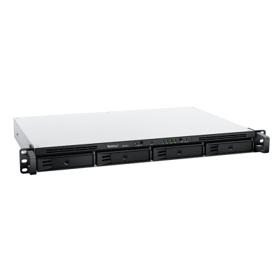 NAS Rack 1U 4 Bahías SATA Expansible a 8 Bahías — SYNOLOGY