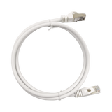 Patch Cord Cat6A Blindado 0.5 m Blanco — Linkedpro