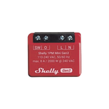 Mini Interruptor inteligente con Wi-Fi, medición de consumo, 1 canal 8 — Shelly