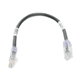 Patch Cord Cat6 UTP 0.3 m Negro — Panduit