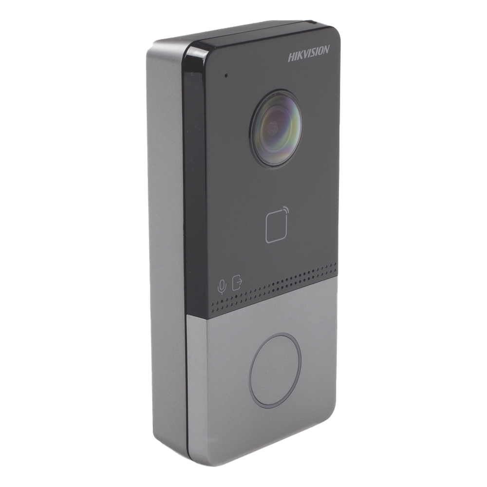 Videoportero IP 2 MP PoE 802.3af IP65 IR 2.5m 129°H -40°C a 53°C Mifare 1 Relay — Hikvision