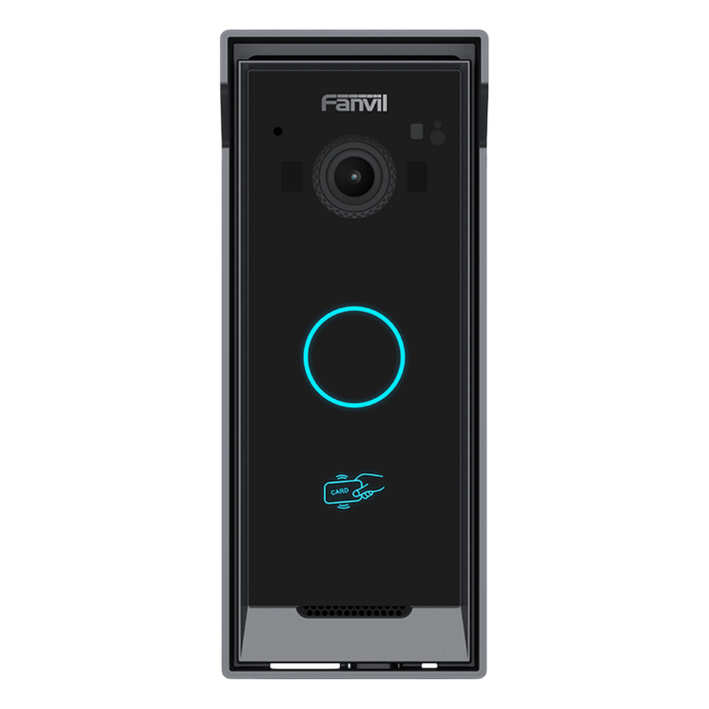 Video Intercomunicador IP 2 Megapixel Control de Acceso BLE-IC-DTMF-Remoto IP65 PoE 1000 Tarjetas ONVIF — Fanvil