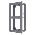 Base de Montaje para Videoportero IP 2 Módulos Superficie Aluminio -40°C a +60°C (-40°F a 140°F) — Hikvision