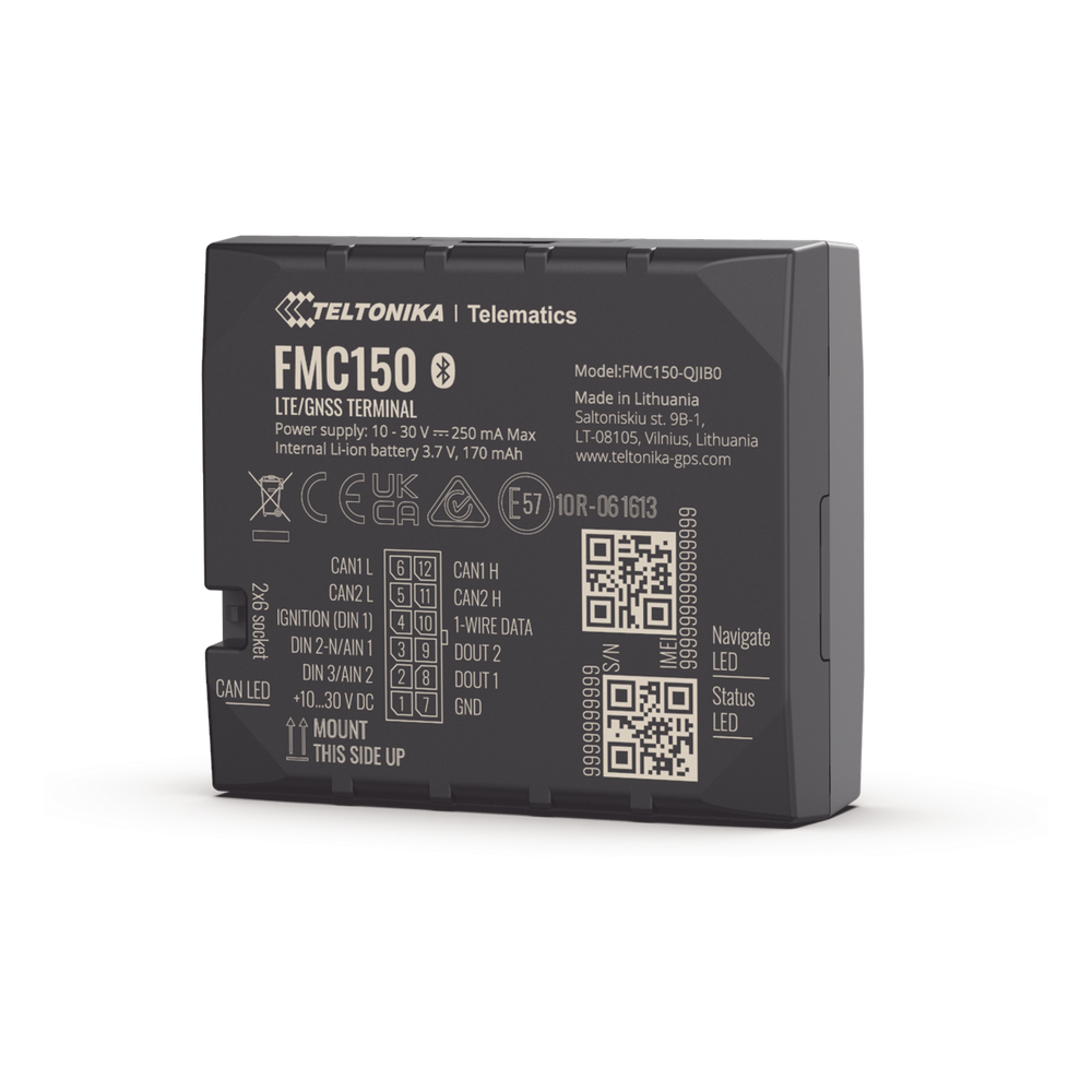 Rastreador GPS CAN Vehicular TELTONIKA FMC150
