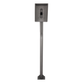 Poste Industrial para Portero IP Altura Ajustable 1.21 m (3.97 ft) Acero Calibre 11 Pintura Electrostática Gris Anclaje Incluido — EPCOM Industrial