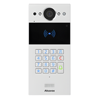 Videoportero IP SIP 2 Megapixel Teclado y Lector NFC+RFID 125 kHz Control de 2 Puertas PoE IP65 Notificación App y Llamada Telefónica PIN Temporal — Akuvox
