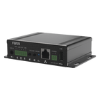 Gateway IP SIP para Voceo Amplificador Integrado 30 W Entrada Audio 3.5 mm Reproducción MP3 vía USB y TF PoE 802.3af 2 Líneas SIP Códec Opus — Fanvil