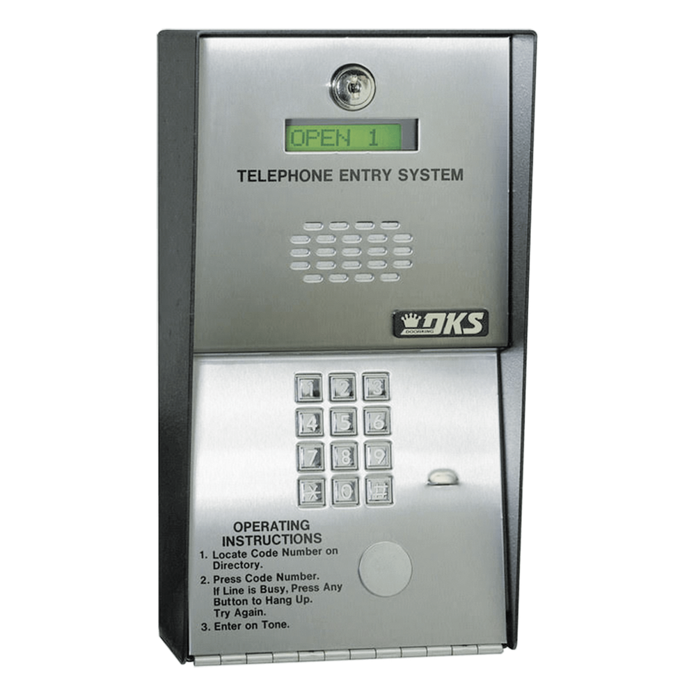 Audioportero Telefónico 600 Números 2 Puertas 16 Dígitos Línea Análoga o Digital Montaje Sobreponer — DKS Doorking