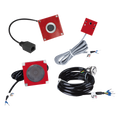 Kit de Accesorios para Intercomunicación Cámara IP 720p HD Micrófono Resistente al Agua Parlante 5W 8Ω Botón de Llamada Plug and Play — Fanvil