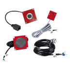 Kit de Accesorios para Intercomunicación Cámara IP 720p HD Micrófono Resistente al Agua Parlante 5W 8Ω Botón de Llamada Plug and Play — Fanvil