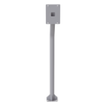 Poste Tubular para Cubierta de Videoportero Altura 1.2 m (3.9 ft) Acero Calibre 11 Recubrimiento Electrostático Gris Peso 3.1 kg — EPCOM Industrial