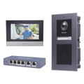 Videoportero IP 2 Megapixel 7 Frentes de Calle 2 Salidas Relé IR Oculto 3 m (9.8 ft) PoE 802.3af IP65 — Hikvision