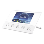 Monitor IP SIP Pantalla Capacitiva 4.3" Wi-Fi 2.4 GHz Audio HD Bidireccional PoE 8 Entradas de Alarma RS485 H.264 1080p — Fanvil