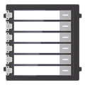 Módulo de Botones para Videoportero Modular 6 Botones Montaje Empotrado o Superficie IP65 Consumo 2 W — Hikvision