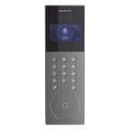 Videoportero IP Multiapartamento 1080p HD Reconocimiento Facial IA Pantalla 4.3' 5,000 Rostros 25,000 Tarjetas IP65 500 Departamentos 9 Frentes de Calle — Hikvision