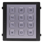 Módulo de Teclado para Frente de Calle Apertura por Código Llamada a Monitor IP65 Aluminio -40 °C a +55 °C (-40 °F a 131 °F) — Hikvision