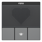 Mini Intercomunicador SIP 2 Líneas 3 Botones Programables IP54 Wi-Fi Dual Band Montaje Pared — Fanvil