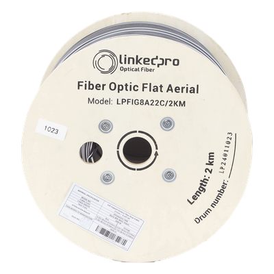 Carrete de 2 Kilómetros (6561.68 Pies) de Fibra Óptica Aérea Mini Figura — LINKEDPRO BY EPCOM