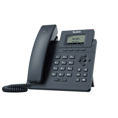Teléfono IP Empresarial Pantalla LCD 2.3" 1 Cuenta VoIP — YEALINK