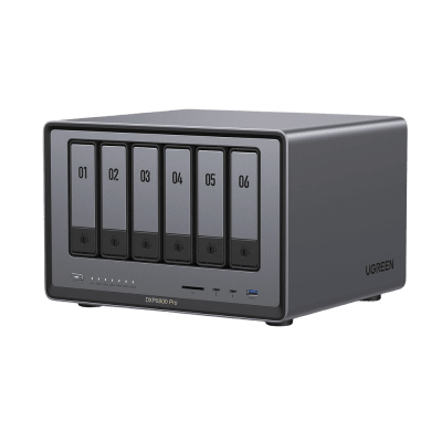 NAS / 6 Bahías + 2 NVMe / Intel i5 / Thunderbolt 4 / 10GbE /