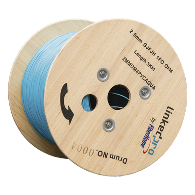 Fibra Óptica Multimodo OM4, 2 mm, Simplex, Tight Buffer, 900 micras, Col — LINKEDPRO BY EPCOM — Precio por metro