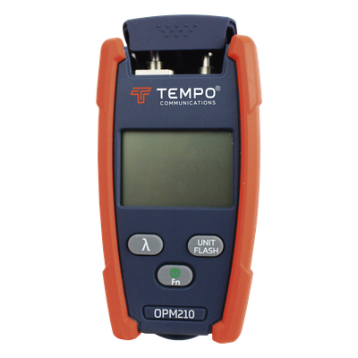 Medidor de Potencia Óptica VFL Integrado -70 a +10 dBm — TEMPO