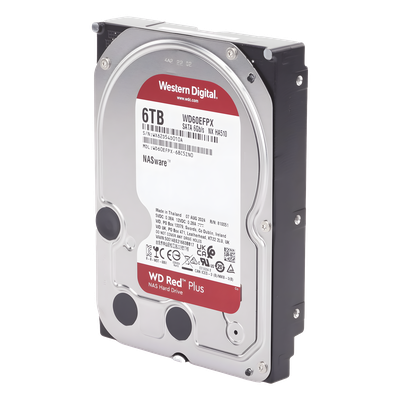 Disco Duro Red de 6TB 5400 RPM Optimizado para NAS — Western Digital (WD)