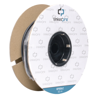 Carrete de Fibra Óptica Monomodo con Conectores LC-LC Duplex, Reforzada  — LINKEDPRO BY EPCOM