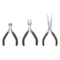 Juego de 3 Mini Pinzas de Corte de 5". Incluye: Pinza de Punta Redonda,  — EPCOM POWERLINE