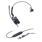 Diadema Alámbrica USB Cancelación de Ruido Dual-Mic con IA — YEALINK