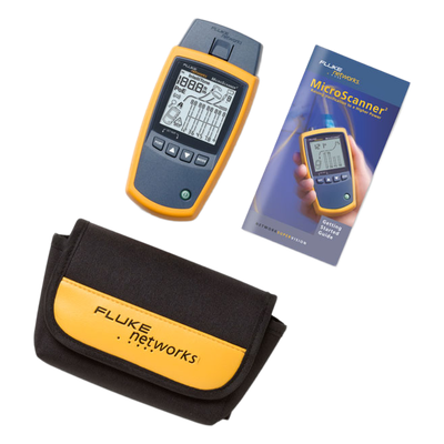 Verificador de Red MicroScanner2, para Comprobación de Redes de Voz, Dat — FLUKE NETWORKS