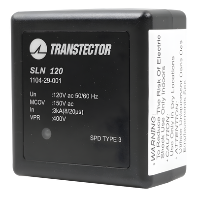 Protector Sobretensión 120 VAC SASD 5 kA NEMA 5-15R — TRANSTECTOR