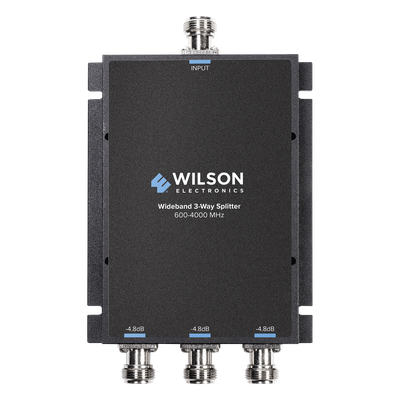 Divisor de 3 salidas 50 Ohm 600-4000 MHz Conector N-Hembra — WILSONPRO / WEBOOST
